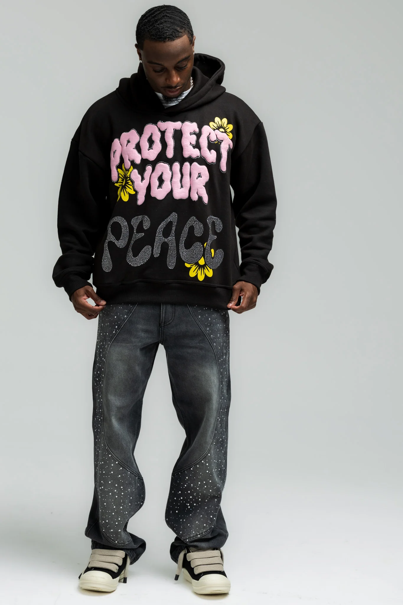 Protect Your Peace Hoodie - Black - Image 3