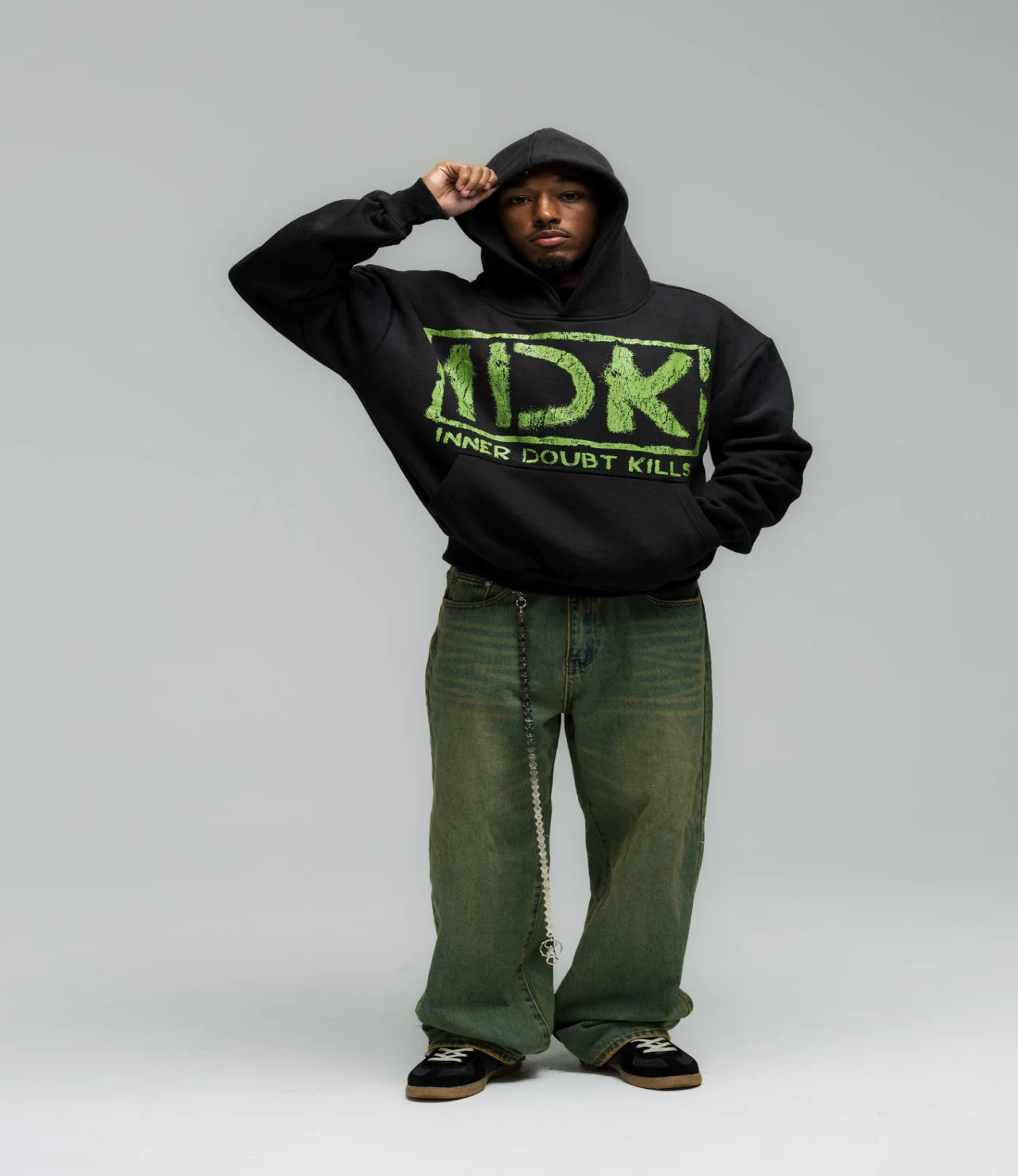 IDK Hoodie - Black - Image 3