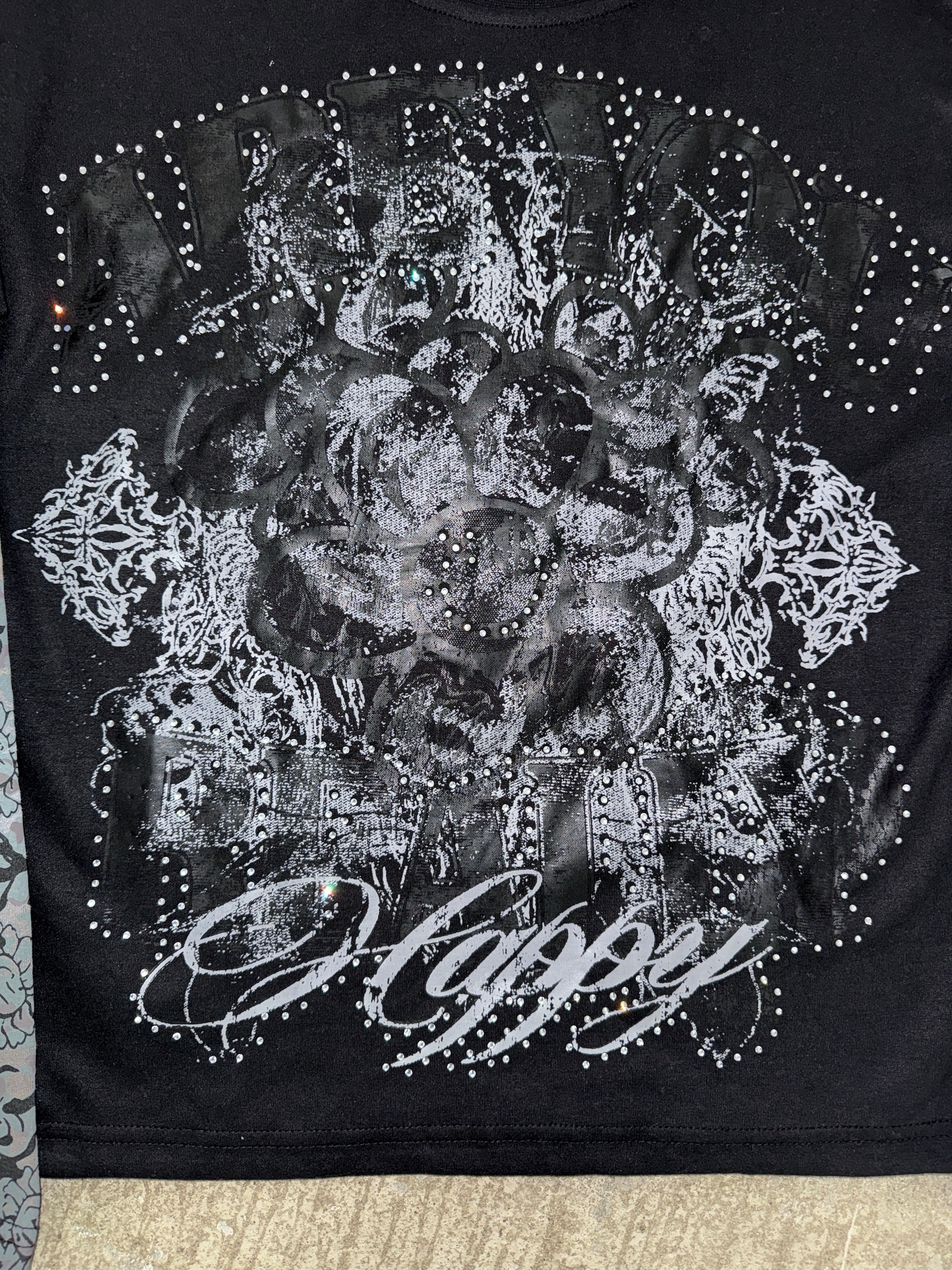 AYRH Camo Double Layer Tee - Black - Image 5