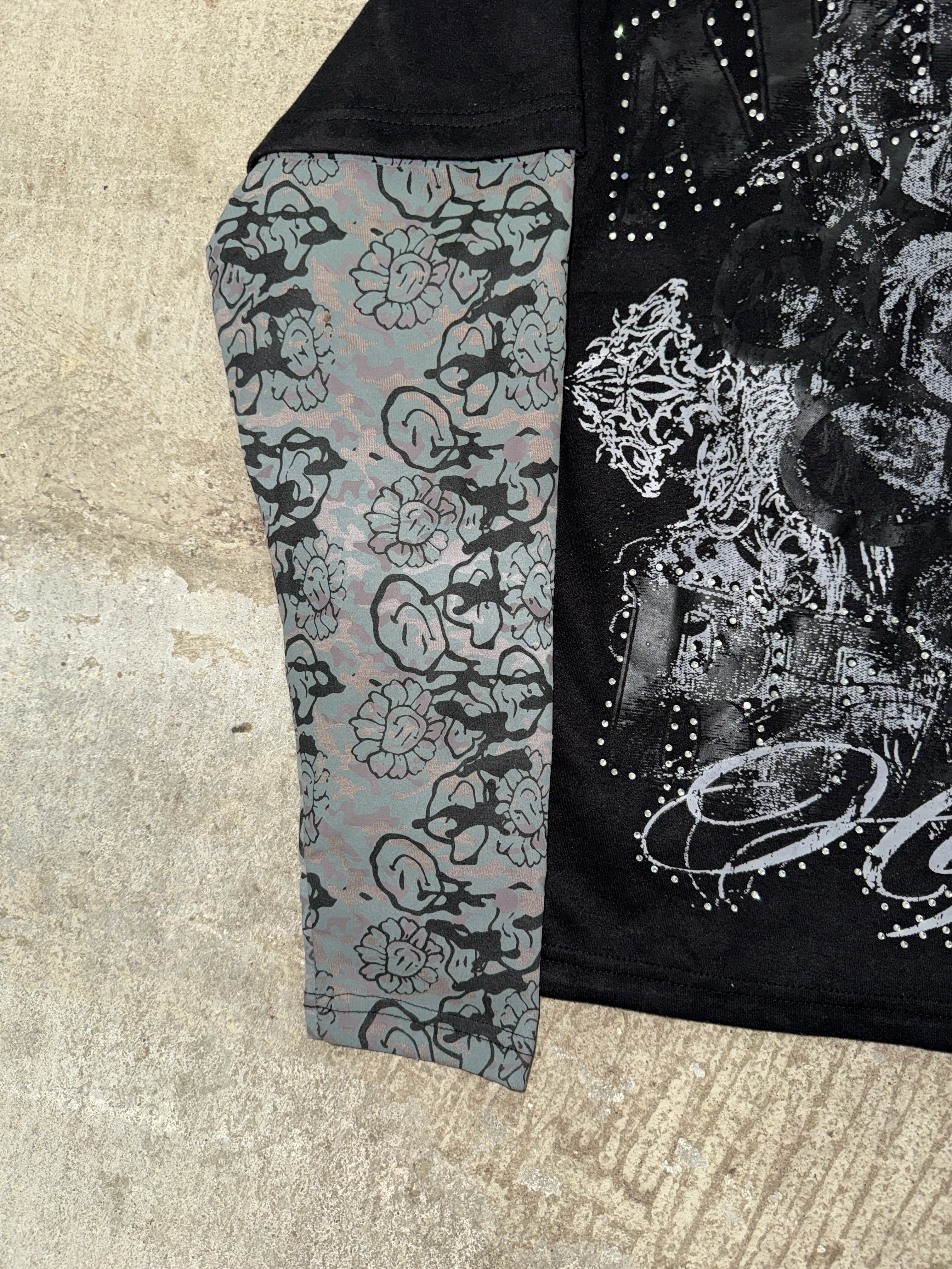 AYRH Camo Double Layer Tee - Black - Image 6