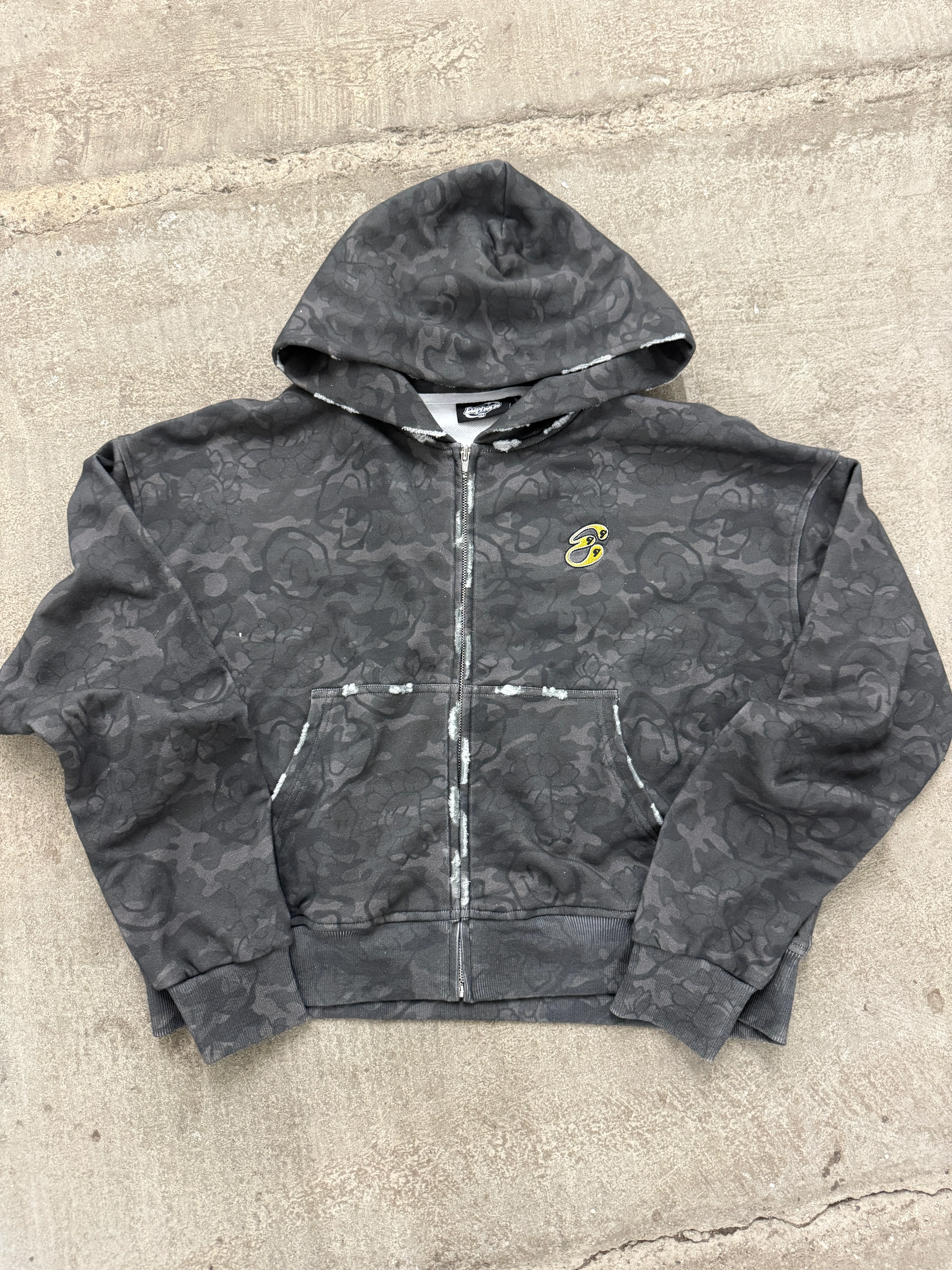 Dark Camo Zip Up - Image 4