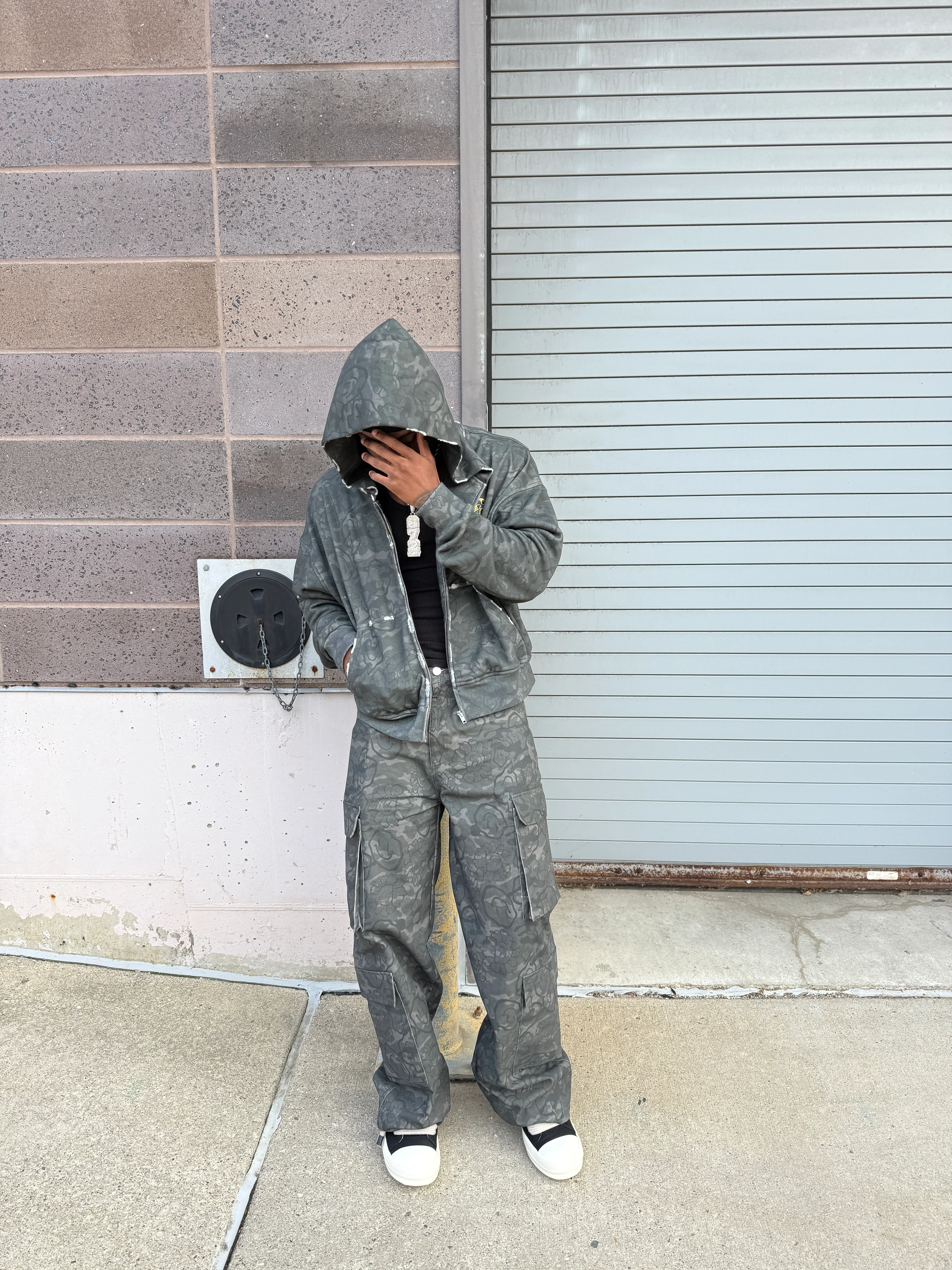 Dark Camo Zip Up - Image 5