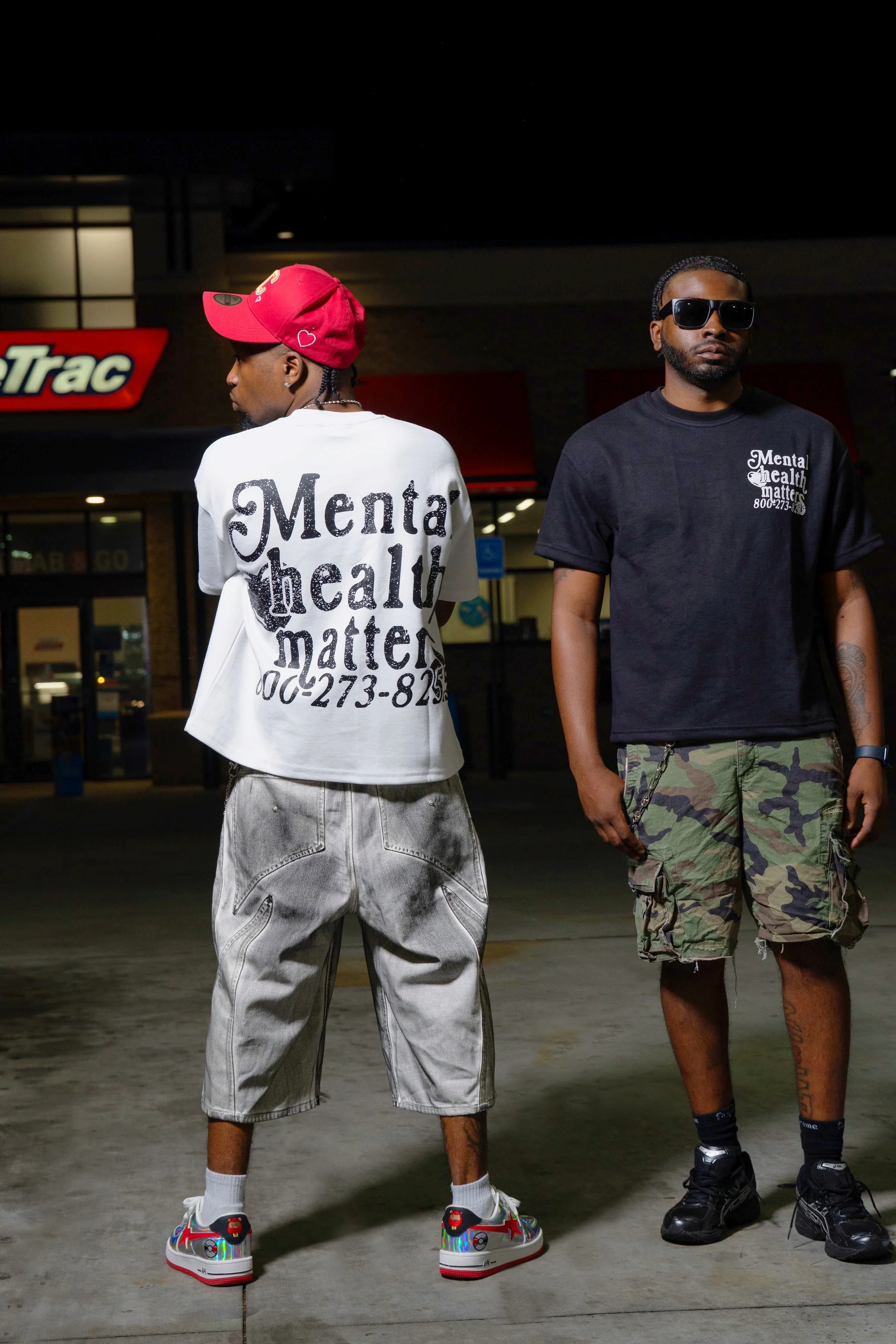 Double Mental Health Matters Tee - White - Image 6