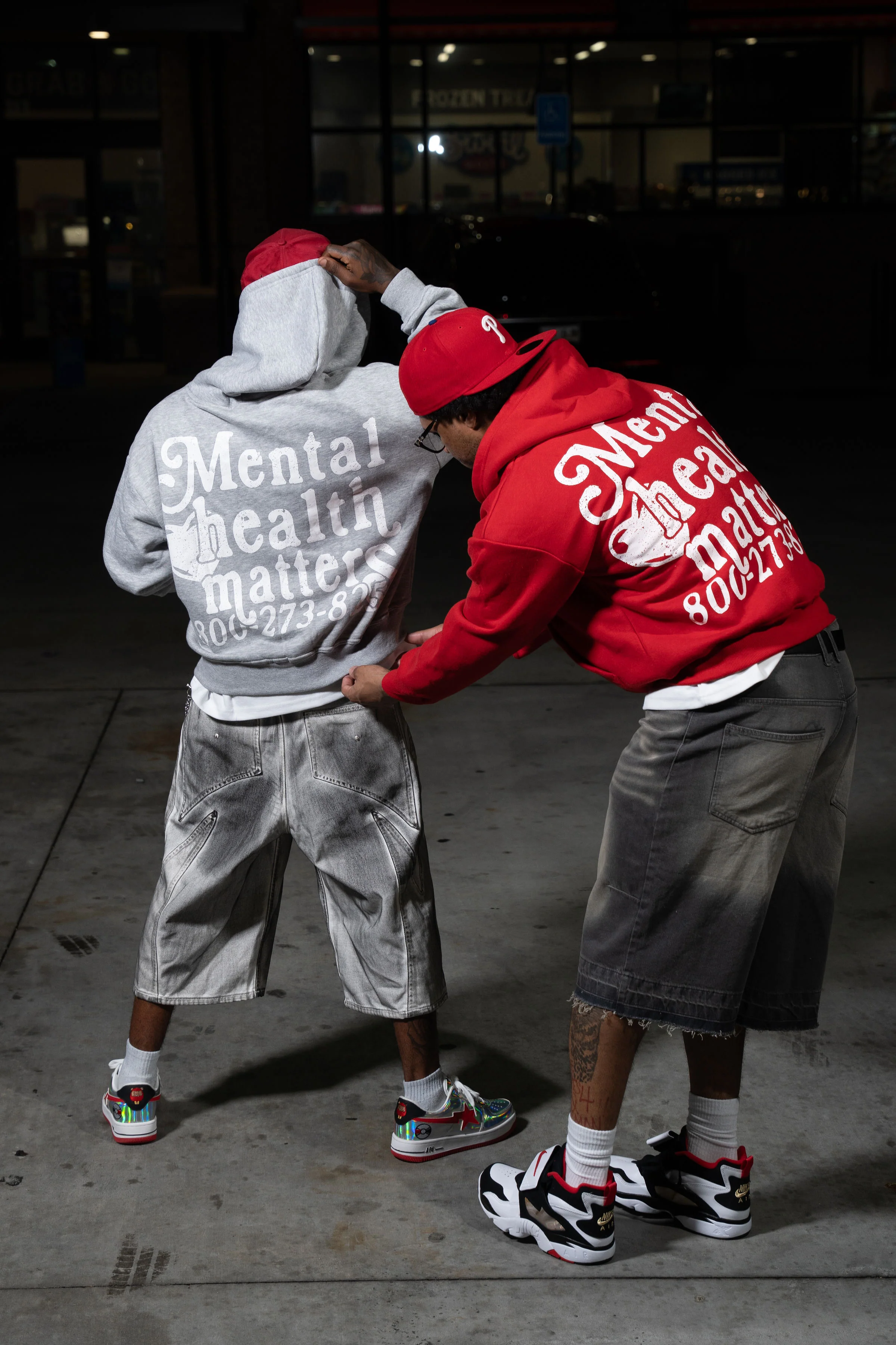 Mental Health Matters Zip Up - Gray - Image 4