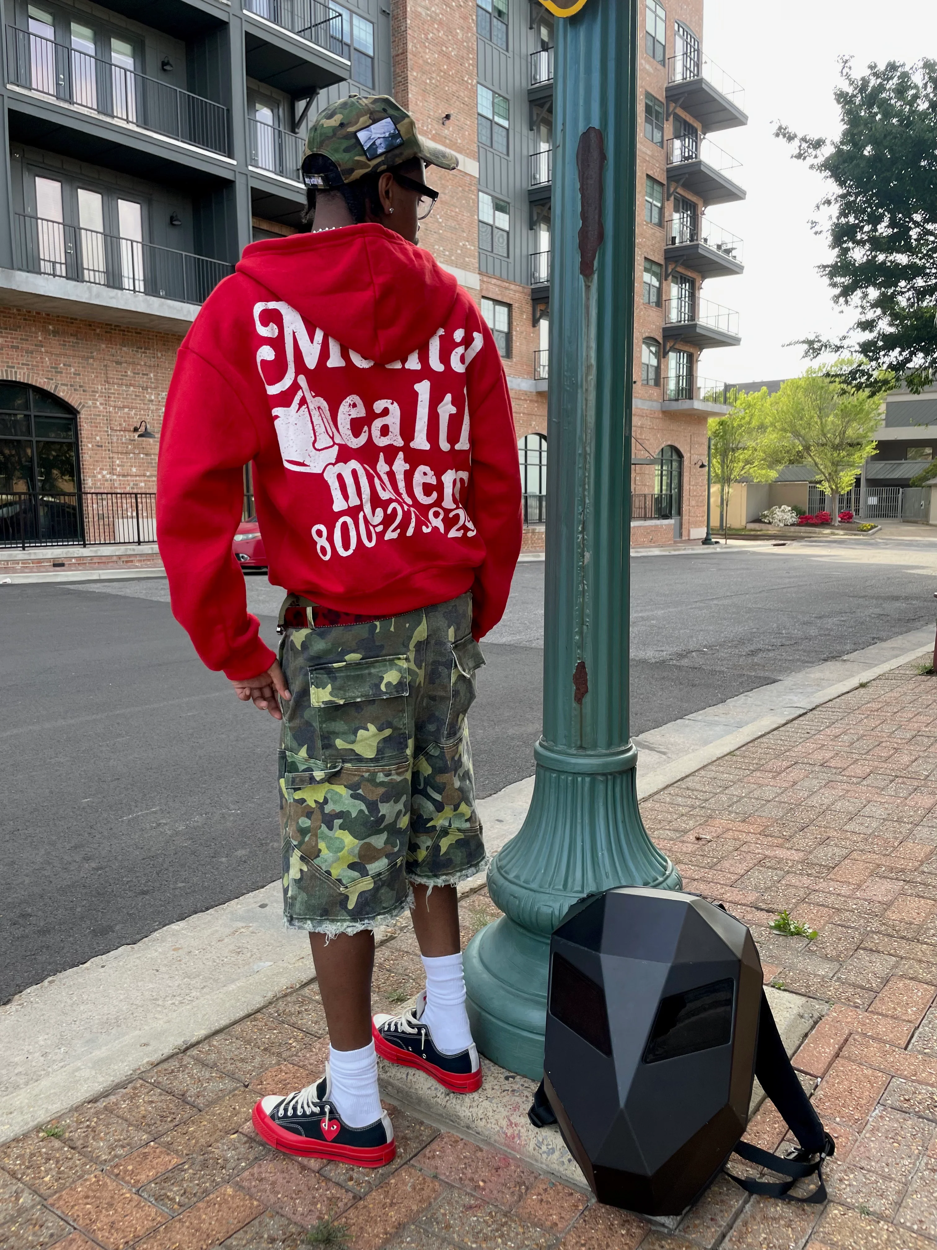 Mental Health Matters Zip Up - Red - Image 3