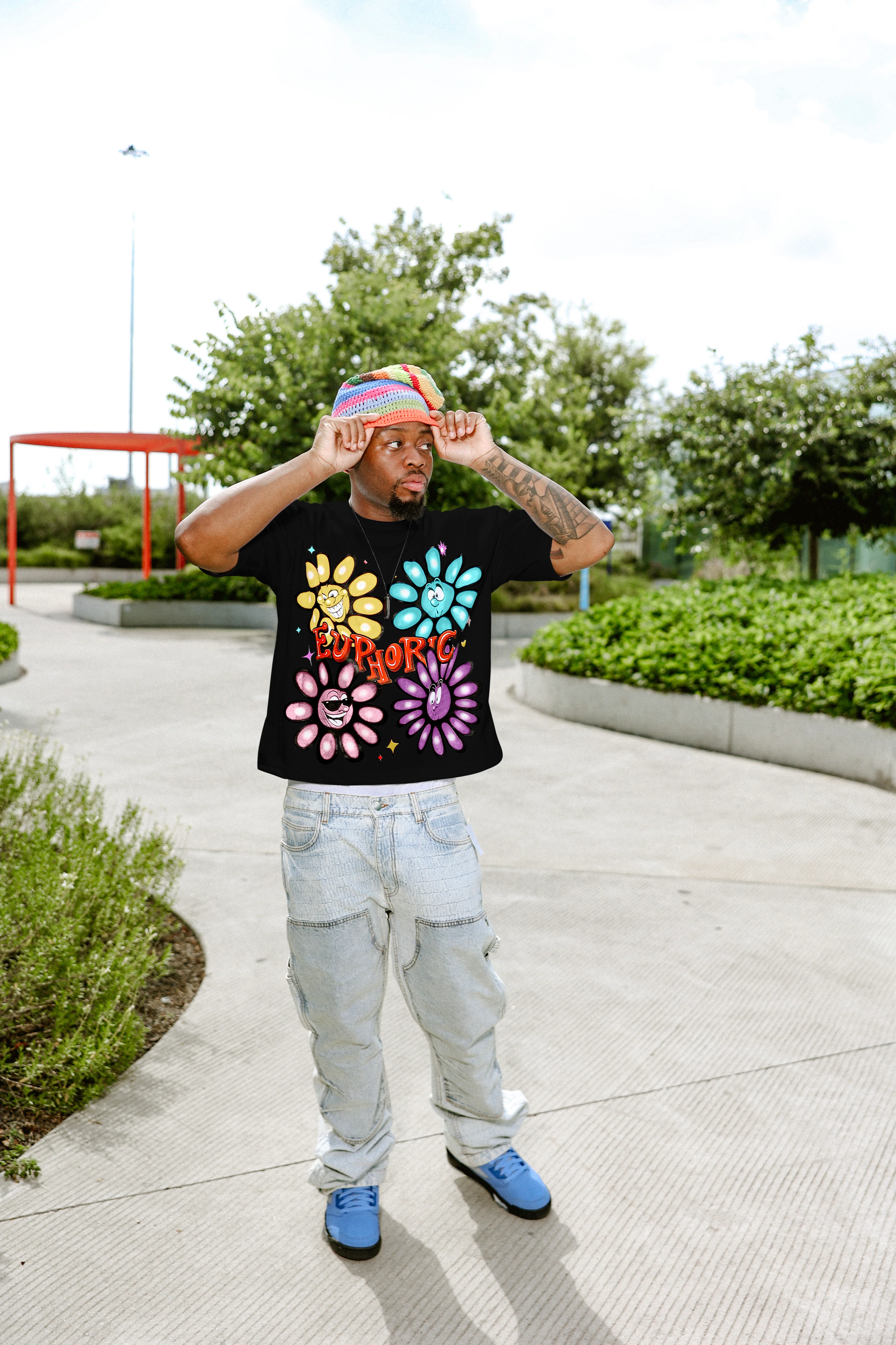 Euphoric Expression Tee - Black - Image 6