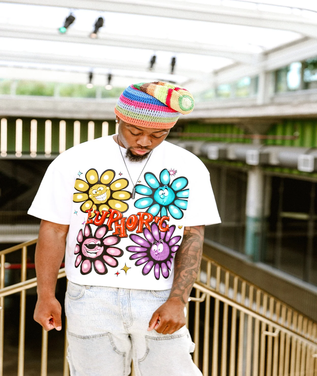 Euphoric Expression Tee - White - Image 3