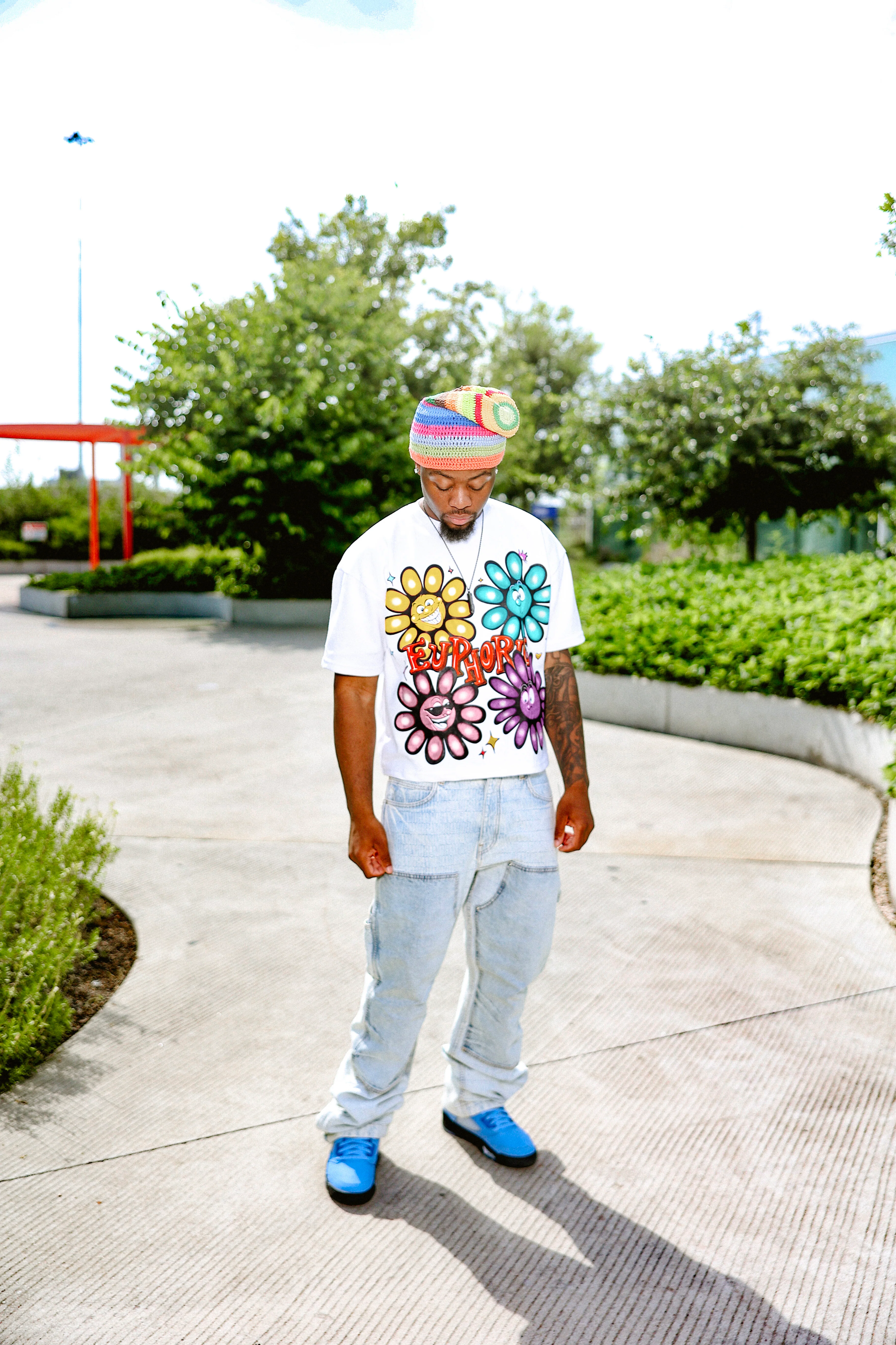 Euphoric Expression Tee - White - Image 5