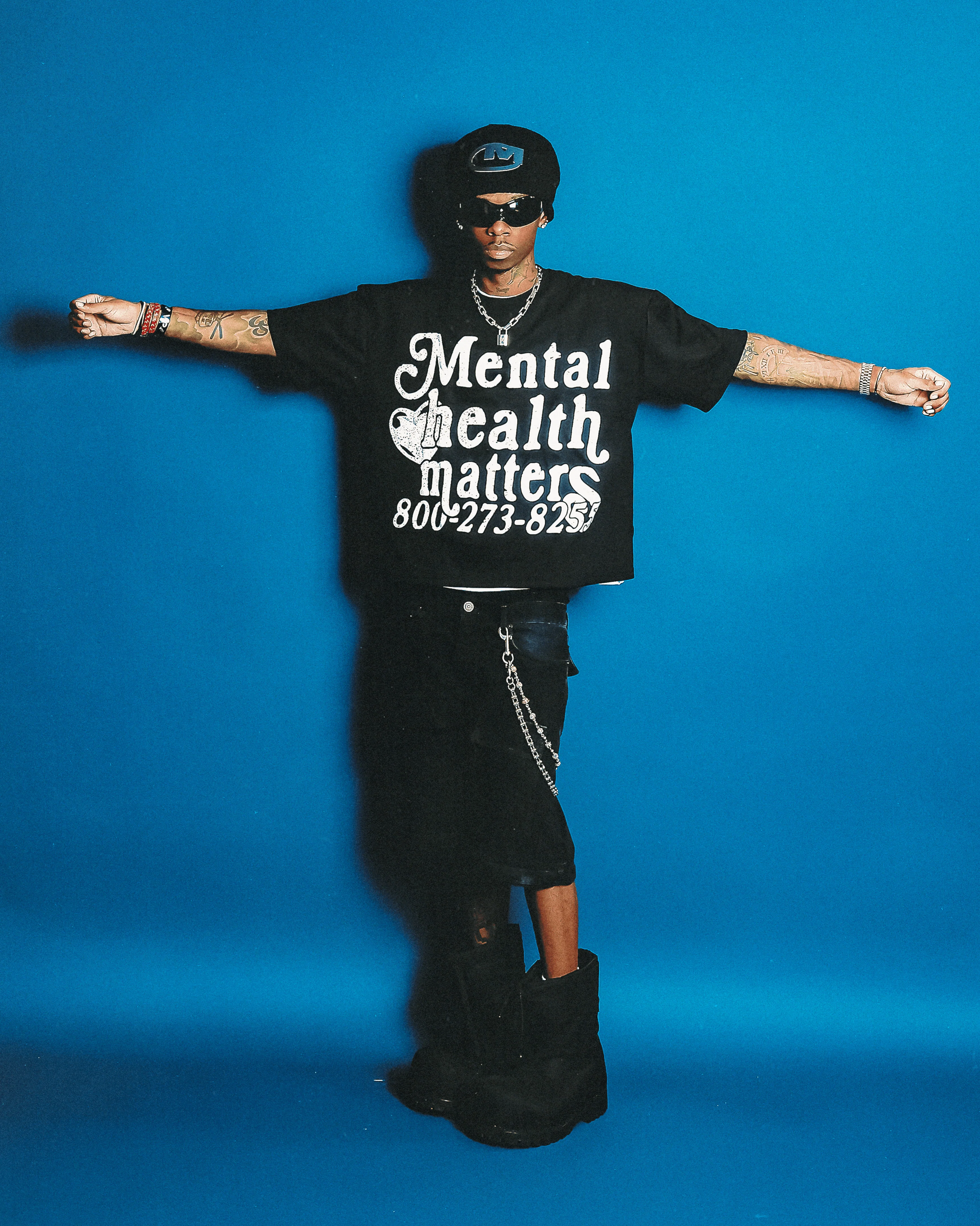 Mental Health Matters Tee - Black - Image 3