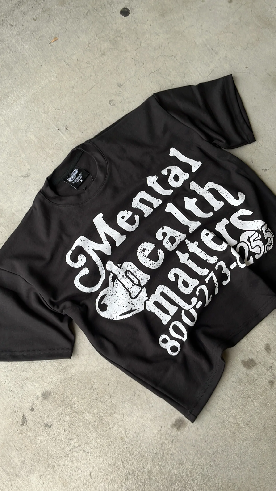 Mental Health Matters Tee - Black - Image 6