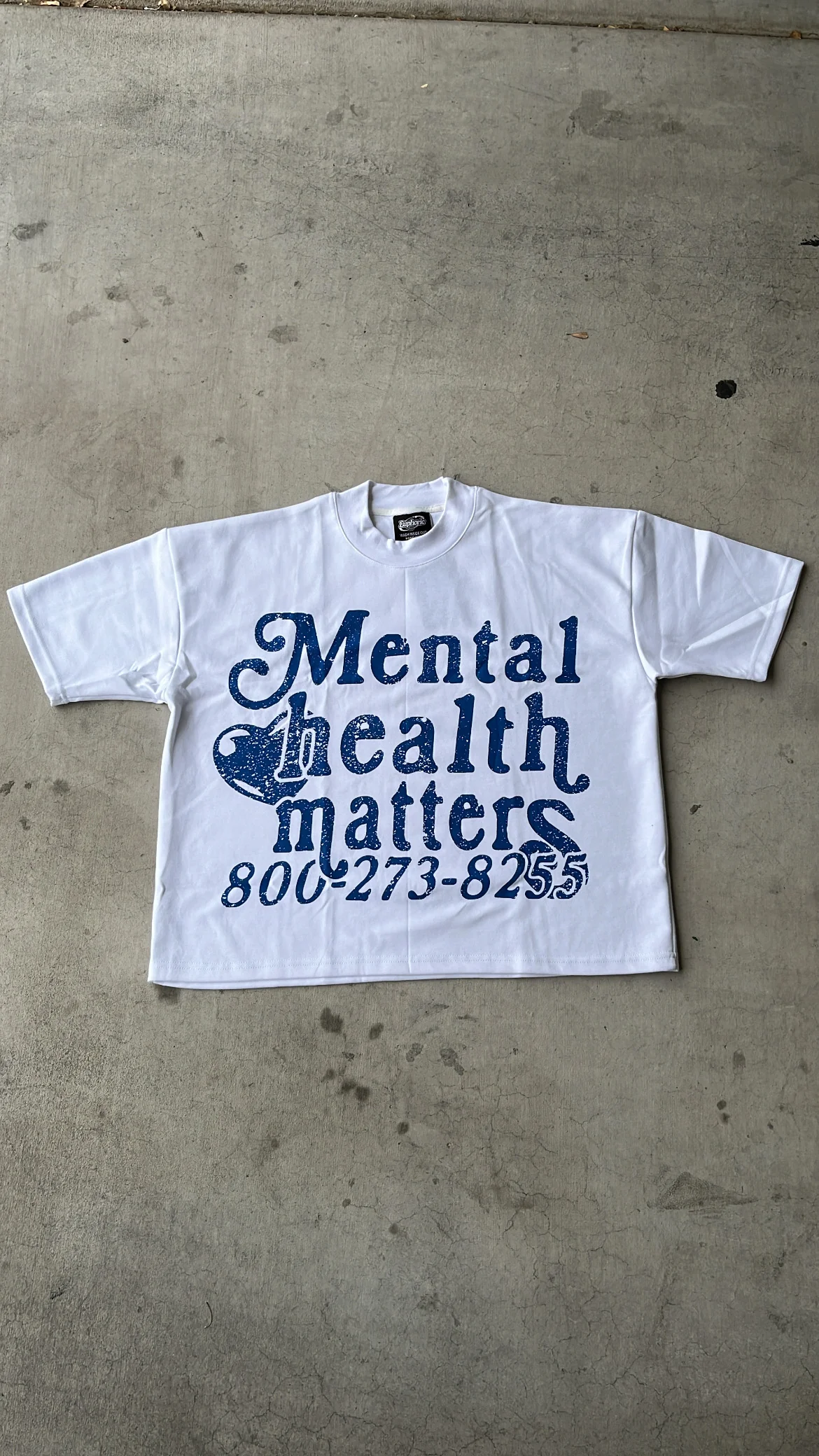 Mental Health Matters Tee - Blue - Image 6
