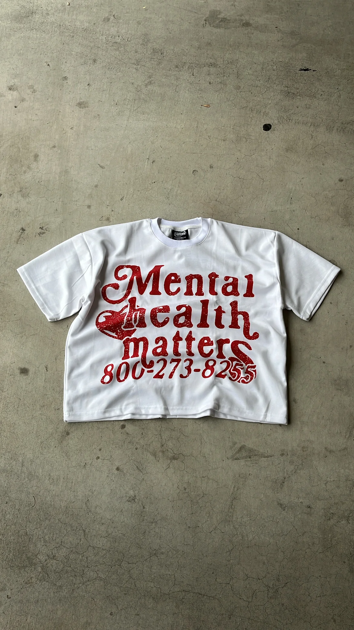Mental Health Matters Tee - Red - Image 5