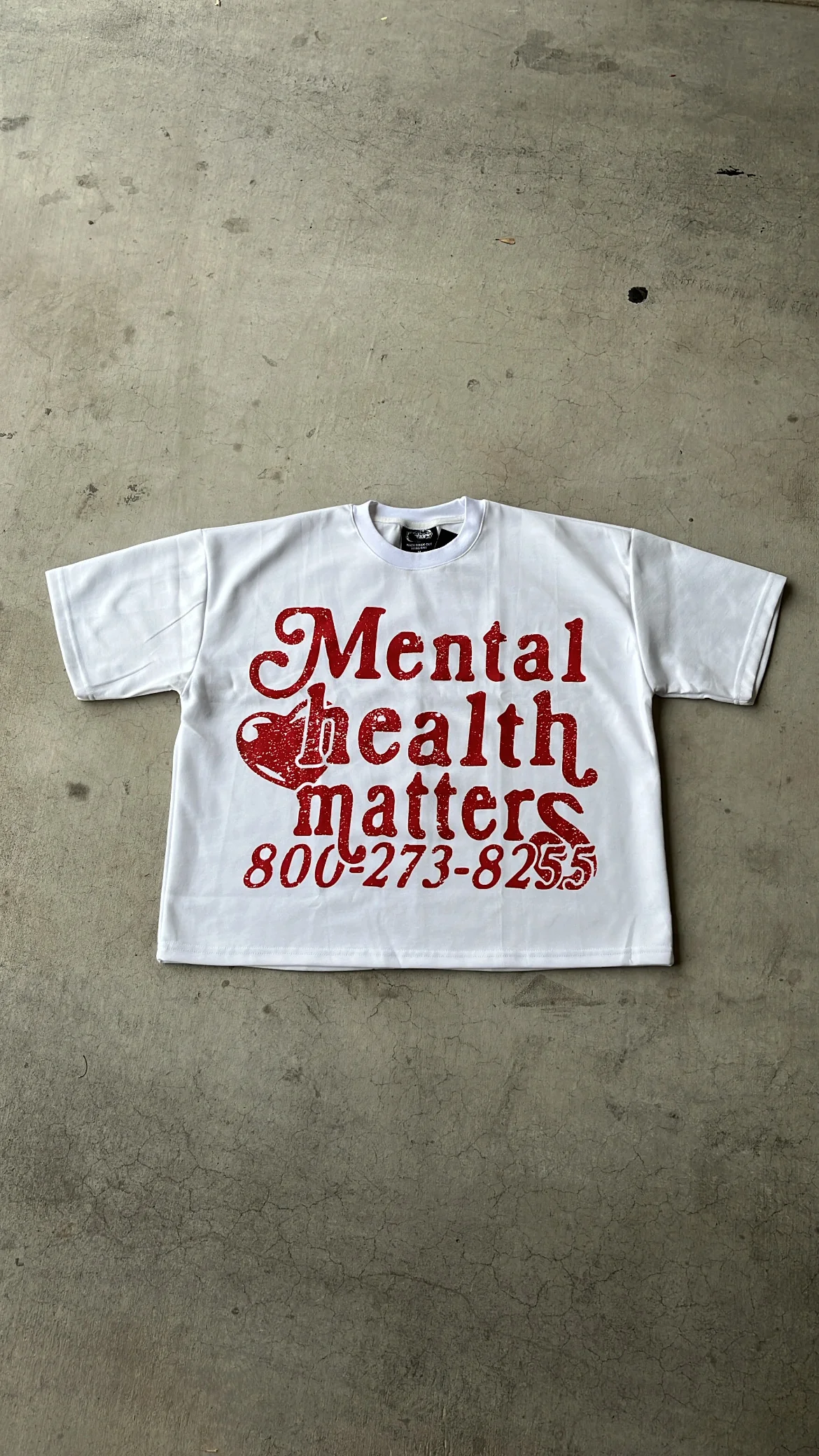 Mental Health Matters Tee - Red - Image 6