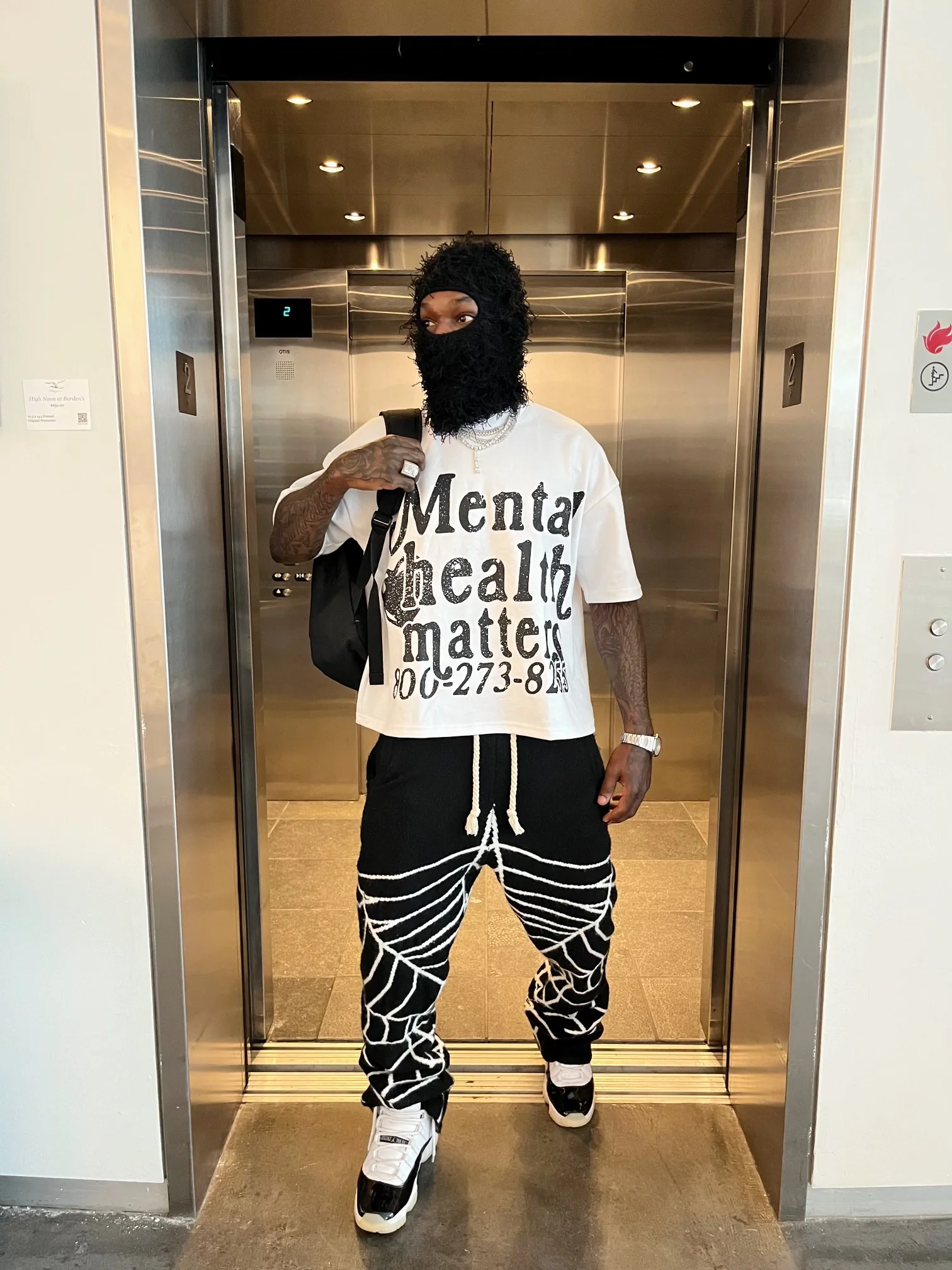 Mental Health Matters Tee - White - Image 3