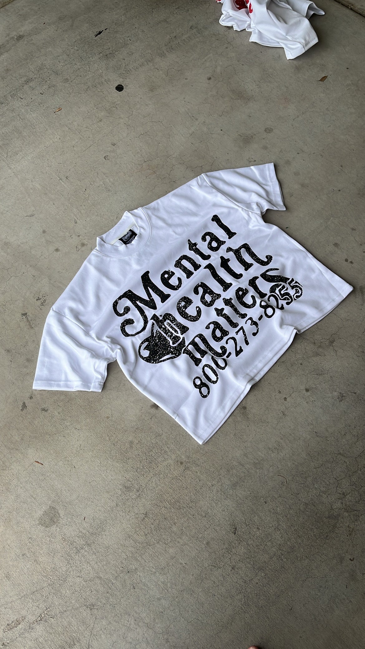 Mental Health Matters Tee - White - Image 4