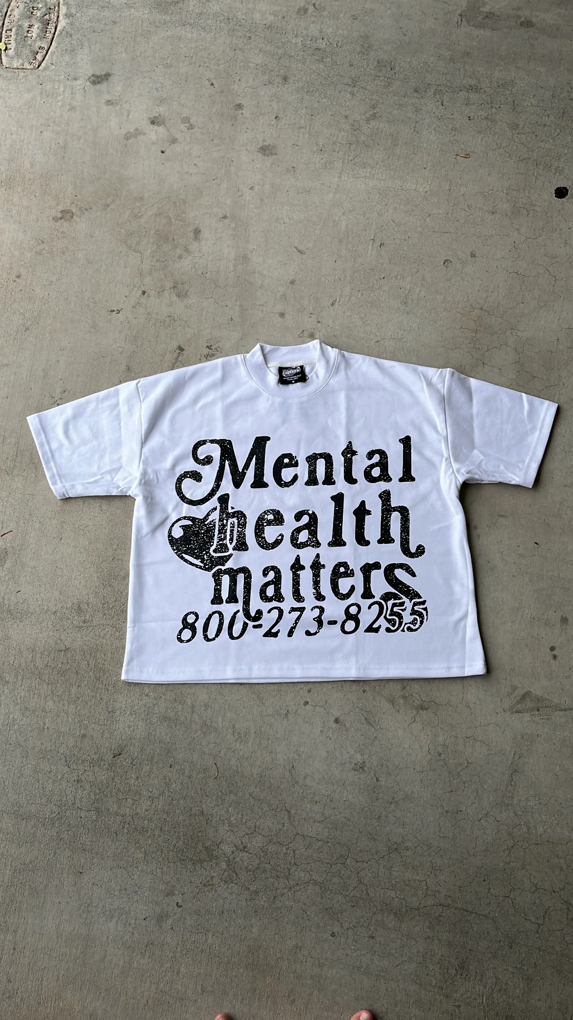 Mental Health Matters Tee - White - Image 5
