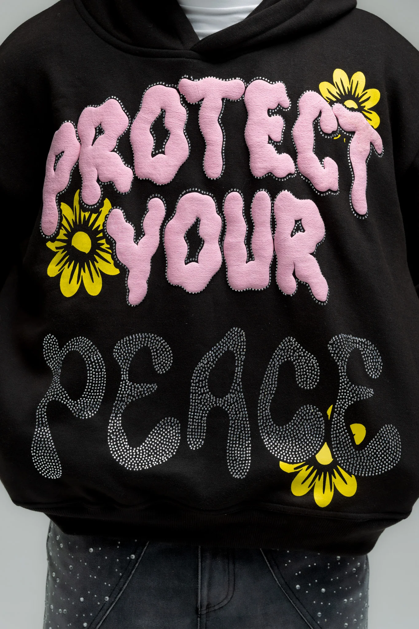 Protect Your Peace Hoodie - Black - Image 5